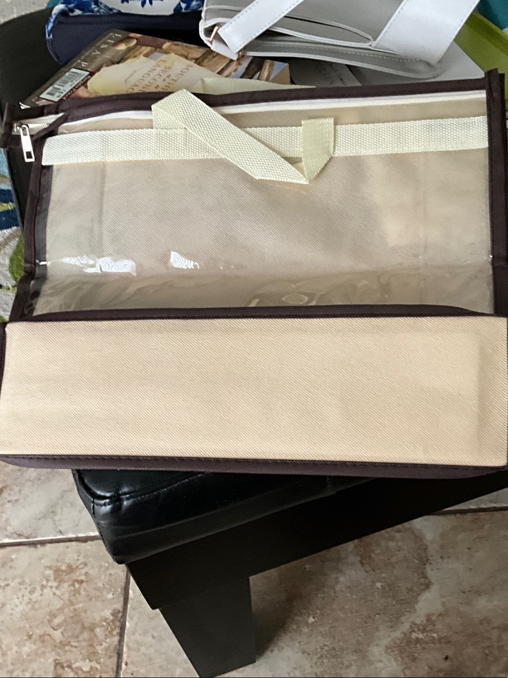 PLASTIC TOTE LINER FOR PURSE